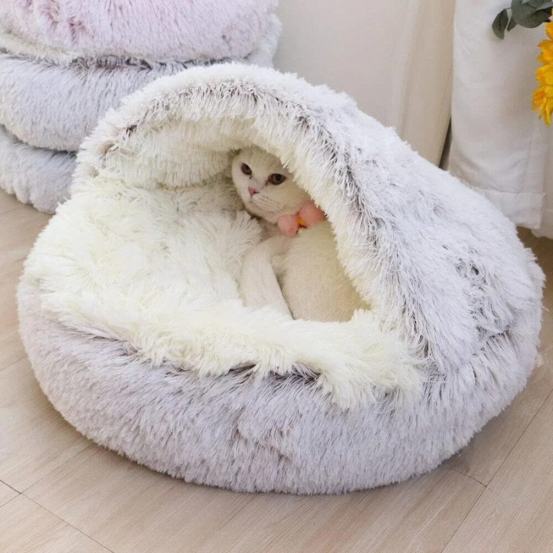 CuddleHaven® - Soft Plush Pet Bed